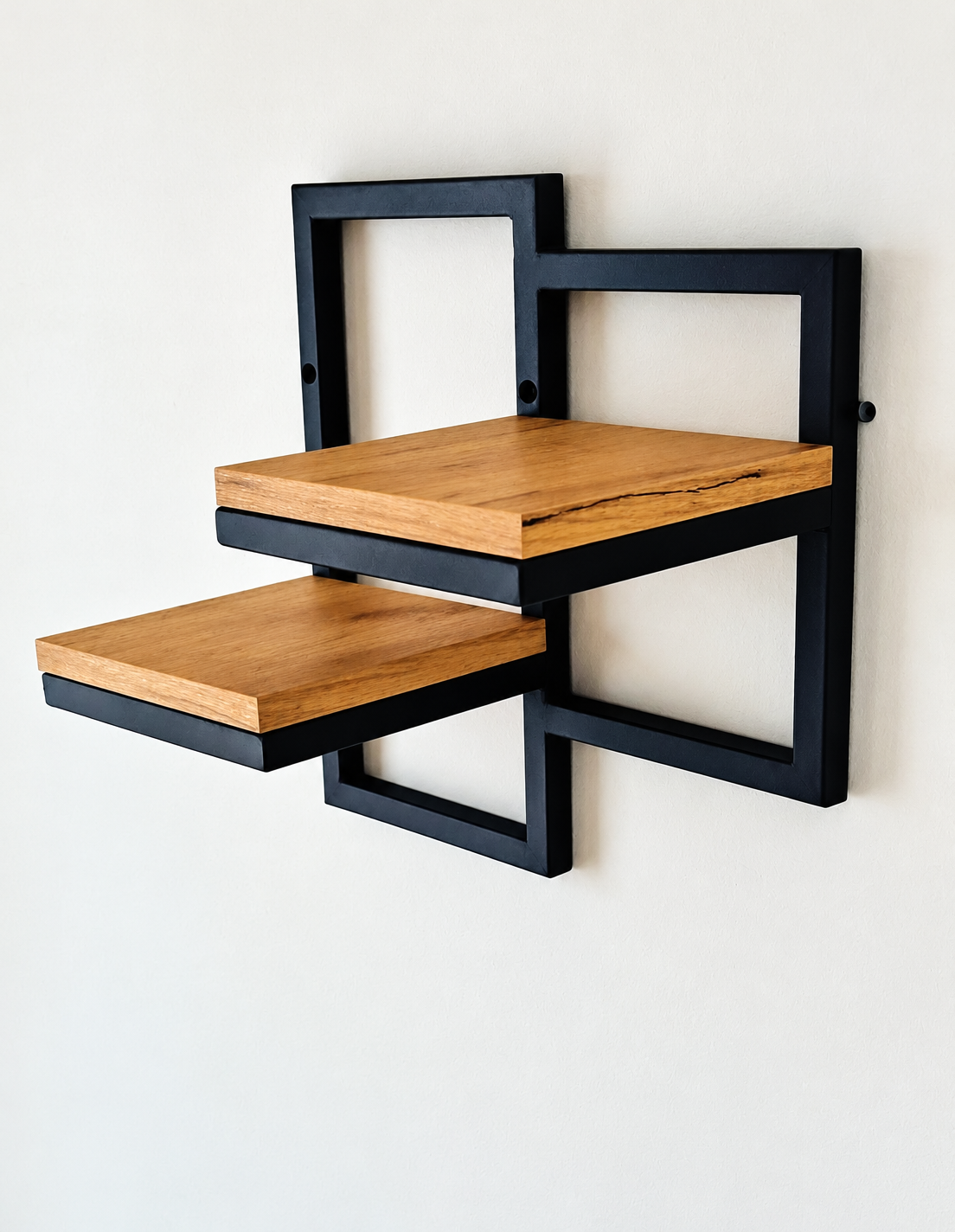 Półka ścienna loft 38 × 40 cm – lewa lub prawa
